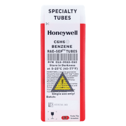 Show details for RAE-Sep™ Tubes, Benzene, 0.1 to 1000 ppmv (Box of 10) Picture of RAE-Sep™ Tubes, Benzene, 0.1 to 1000 ppmv (Box of 10)
