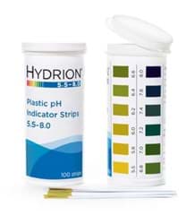 Show details for Hydrion™ #9700 Spectral 5.5-8.0 Plastic pH Indicator Strips Picture of Hydrion™ #9700 Spectral 5.5-8.0 Plastic pH Indicator Strips