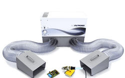 Show details for Airfiltronix Scavenger Series Dual Hose Portable Fume Vacuum Picture of Airfiltronix Scavenger Series Dual Hose Portable Fume Vacuum