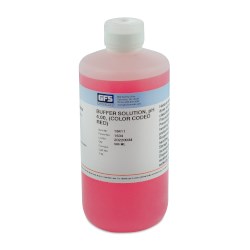 Picture of Buffer Solution, Item # 1634, pH 4.00, (Color Coded Red), NIST Traceable