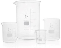 Show details for DURAN® Low Form Griffin Beakers, with Spout, Borosilicate Glass Picture of DURAN® Low Form Griffin Beakers, with Spout, Borosilicate Glass