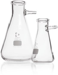 Show details for DURAN® Filtering Flasks, Erlenmeyer Shape, with Glass Connection, Borosilicate Glass Picture of DURAN® Filtering Flasks, Erlenmeyer Shape, with Glass Connection, Borosilicate Glass