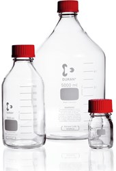 Show details for DURAN® Original Laboratory Bottles, with High Temperature Closures (Red), Borosilicate Glass Picture of DURAN® Original Laboratory Bottles, with High Temperature Closures (Red), Borosilicate Glass