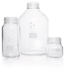 Picture of DURAN® GLS 80® Laboratory Bottles, Wide Mouth, without Screw Cap and Pour Ring, Borosilicate Glass