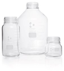 Show details for DURAN® GLS 80® Laboratory Bottles, Wide Mouth, without Screw Cap and Pour Ring, Borosilicate Glass Picture of DURAN® GLS 80® Laboratory Bottles, Wide Mouth, without Screw Cap and Pour Ring, Borosilicate Glass