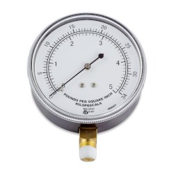 Show details for Koehler Pressure Gauge, 0 to 5 psig (0 to 34 kPa), 1/4 in. MNPT Picture of Koehler Pressure Gauge, 0 to 5 psig (0 to 34 kPa), 1/4 in. MNPT