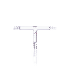 Show details for KIMBLE® Barbed Hose Connectors, "T" Shaped, Borosilicate Glass Picture of KIMBLE® Barbed Hose Connectors, "T" Shaped, Borosilicate Glass