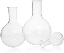 Show details for DURAN® Round Bottom Flasks, Unbadged (Blank), Narrow Neck, Beaded Rim, Borosilicate Glass Picture of DURAN® Round Bottom Flasks, Unbadged (Blank), Narrow Neck, Beaded Rim, Borosilicate Glass
