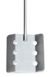 Show details for Ohaus Stirring Shaft, Paddle (6 Holes), Tangential Flow, 0 to 10000 cP, 69 x 75 mm Picture of Ohaus Stirring Shaft, Paddle (6 Holes), Tangential Flow, 0 to 10000 cP, 69 x 75 mm