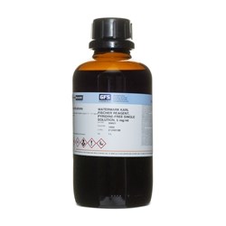 Show details for Watermark Karl Fischer Reagent, Item #1600, Pyridine-Free, 5 mg/mL, Single Solution Picture of Watermark Karl Fischer Reagent, Item #1600, Pyridine-Free, 5 mg/mL, Single Solution