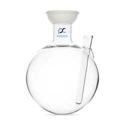 Show details for Parkes Round Bottom Flask, 1000 mL, 50/30S Ball Joint with Thermowell Picture of Parkes Round Bottom Flask, 1000 mL, 50/30S Ball Joint with Thermowell