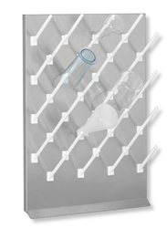 Show details for Baron "B" Style Stainless Steel Pegboards with Drip Deflector Picture of Baron "B" Style Stainless Steel Pegboards with Drip Deflector