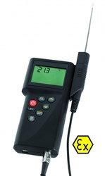 Show details for Dostmann P700-EX Series Reference Thermometer, 1-Channel, Hand-Held, -200°C to +850°C, Intrinsically Safe Picture of Dostmann P700-EX Series Reference Thermometer, 1-Channel, Hand-Held, -200°C to +850°C, Intrinsically Safe