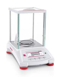 Picture of Ohaus PX225D Pioneer Semi-Micro PX Series Analytical Balance, 82g/220g, 0.01mg/0.1mg