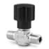 Picture of Stainless Steel Integral Bonnet Non-Rotating Stem Valve, 0.53 Cv, 1/4 in. MNPT to 1/4 in. MNPT, Picture 1