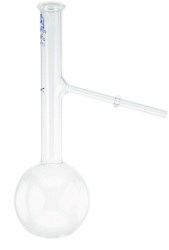 Picture of Quartz Distillation Flask, 125mL, Straight Neck, Compatible with OptiDist, Non-OEM
