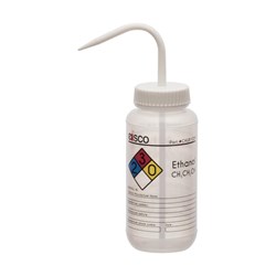 Picture of Performance Plastic Wash Bottle, Ethanol Labeling (4 Color), 500 mL