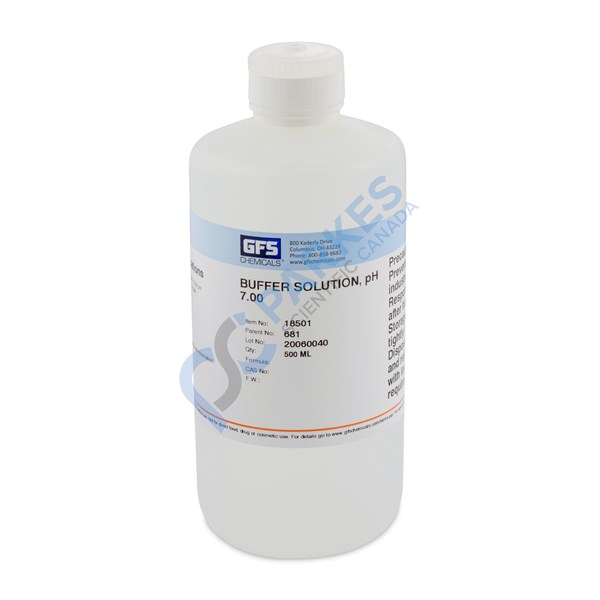 Picture of Buffer Solution, Item # 681, pH 7.00, (Clear), NIST Traceable