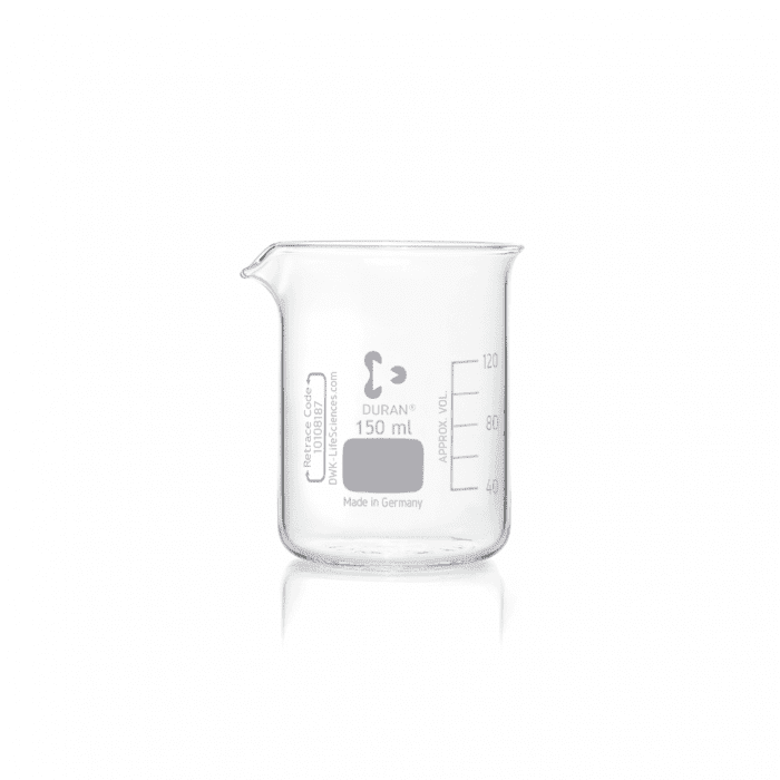 Beaker, 4000mL – Low Form – Graduated – Borosilicate Glass