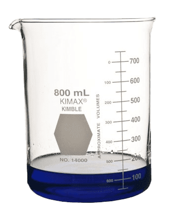 Picture of KIMAX® Low Form Griffin Beakers, with Spout, Borosilicate Glass