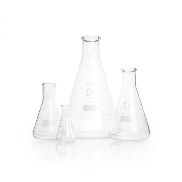 Picture of DURAN® Super Duty Erlenmeyer Flasks, Narrow Neck, Borosilicate Glass