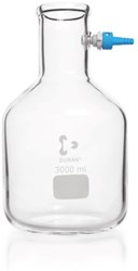 Picture of DURAN® Filtering Flasks, Bottle Shape, with KECK™ Assembly Set, Borosilicate Glass