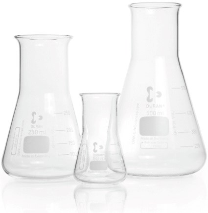 Picture of DURAN® Erlenmeyer Flasks, Wide Neck, Borosilicate Glass