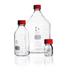 Picture of DURAN® Original Laboratory Bottles, with High Temperature Closures (Red), Borosilicate Glass, Picture 1