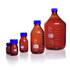 Picture of DURAN® Laboratory Bottles, Amber, with PP Cap and Pour Ring (Blue), Borosilicate Glass, Picture 1