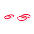 Picture of DURAN® GL Bottle High Temperature Pour Rings, ETFE, GL 32, Red, Picture 1