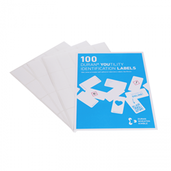 Picture of DURAN® YOUTILITY® Printable Labels, Self Adhesive, White Polyester, 100 Labels