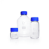 Picture of DURAN® GLS 80® Laboratory Bottles, Wide Mouth, with PP Screw Cap and Pour Ring, Blue, Borosilicate Glass, Picture 1