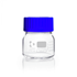 Picture of DURAN® GLS 80® Laboratory Bottles, Wide Mouth, with PP Screw Cap and Pour Ring, Blue, Borosilicate Glass, Picture 2