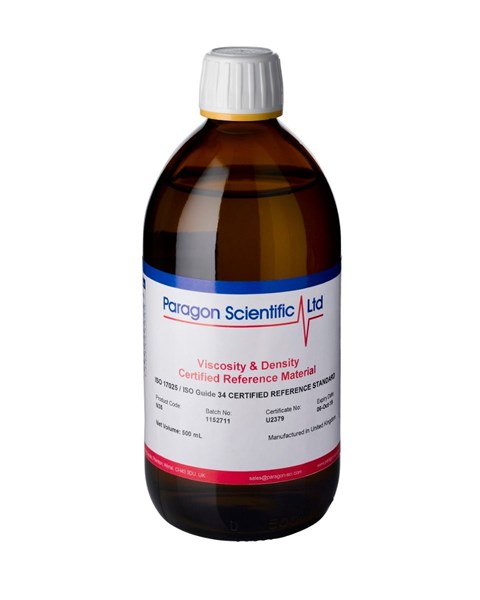 Picture of Viscosity Reference Standard, S6, General Purpose, Nominal 10.46 cSt @ 20°C, Certified, 500 mL