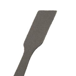 Scoop with Spatula, Polished Stainless Steel, Teflon Coated