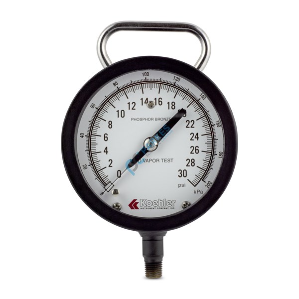Picture of Koehler Pressure Gauge for RVP Cylinder, 0 to 30 psig (0 to 200 kPa)