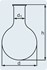 Picture of DURAN® Round Bottom Flasks, Unbadged (Blank), Narrow Neck, Beaded Rim, Borosilicate Glass, Picture 5