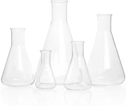 Picture of DURAN® Erlenmeyer Flasks, Unbadged (Blank), Narrow Neck, Borosilicate Glass