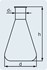 Picture of DURAN® Erlenmeyer Flasks, Unbadged (Blank), Narrow Neck, Borosilicate Glass, Picture 6