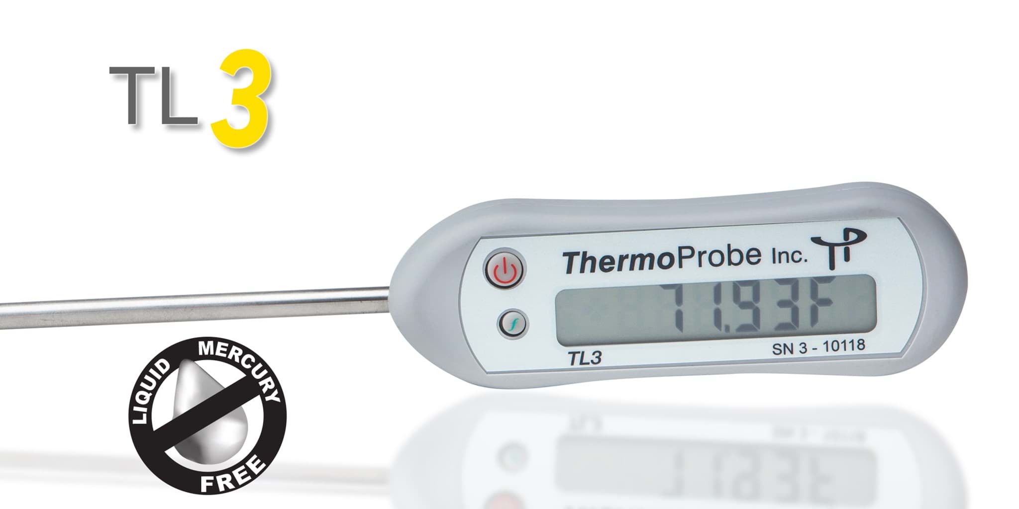 ThermoProbe TL3, Handheld Digital Stem Thermometer