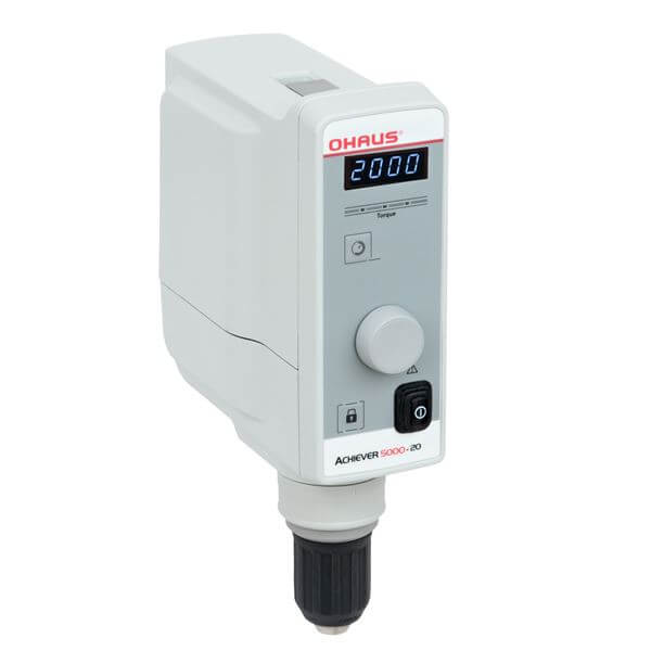 Picture of Ohaus Achiever Overhead Stirrer e-A51ST020, 30 to 2000 rpm, 25 L Capacity, 20 N·cm Torque