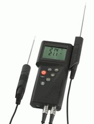 Picture of Dostmann P705 Series Reference Thermometer, 2-Channel, Hand-Held, -200°C to +850°C