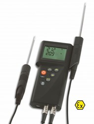 Picture of Dostmann P705-EX Series Reference Thermometer, 2-Channel, Hand-Held, -200°C to +850°C, Intrinsically Safe